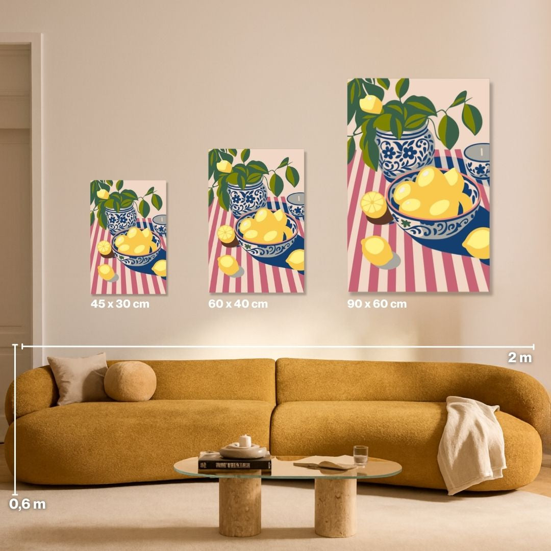 Striped Citrus Delight berry - Malen nach Zahlen