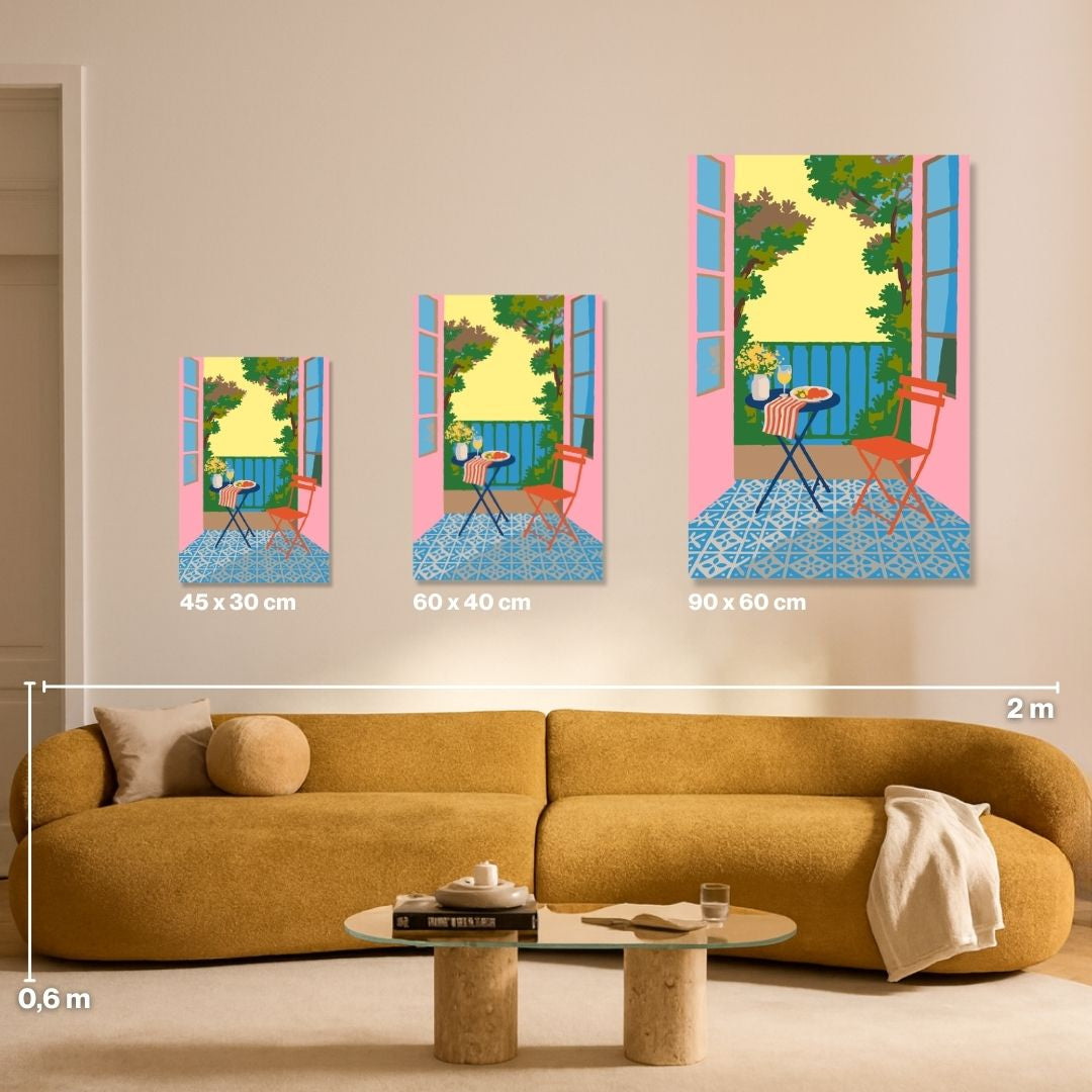 Sommerausblick - Malen nach Zahlen