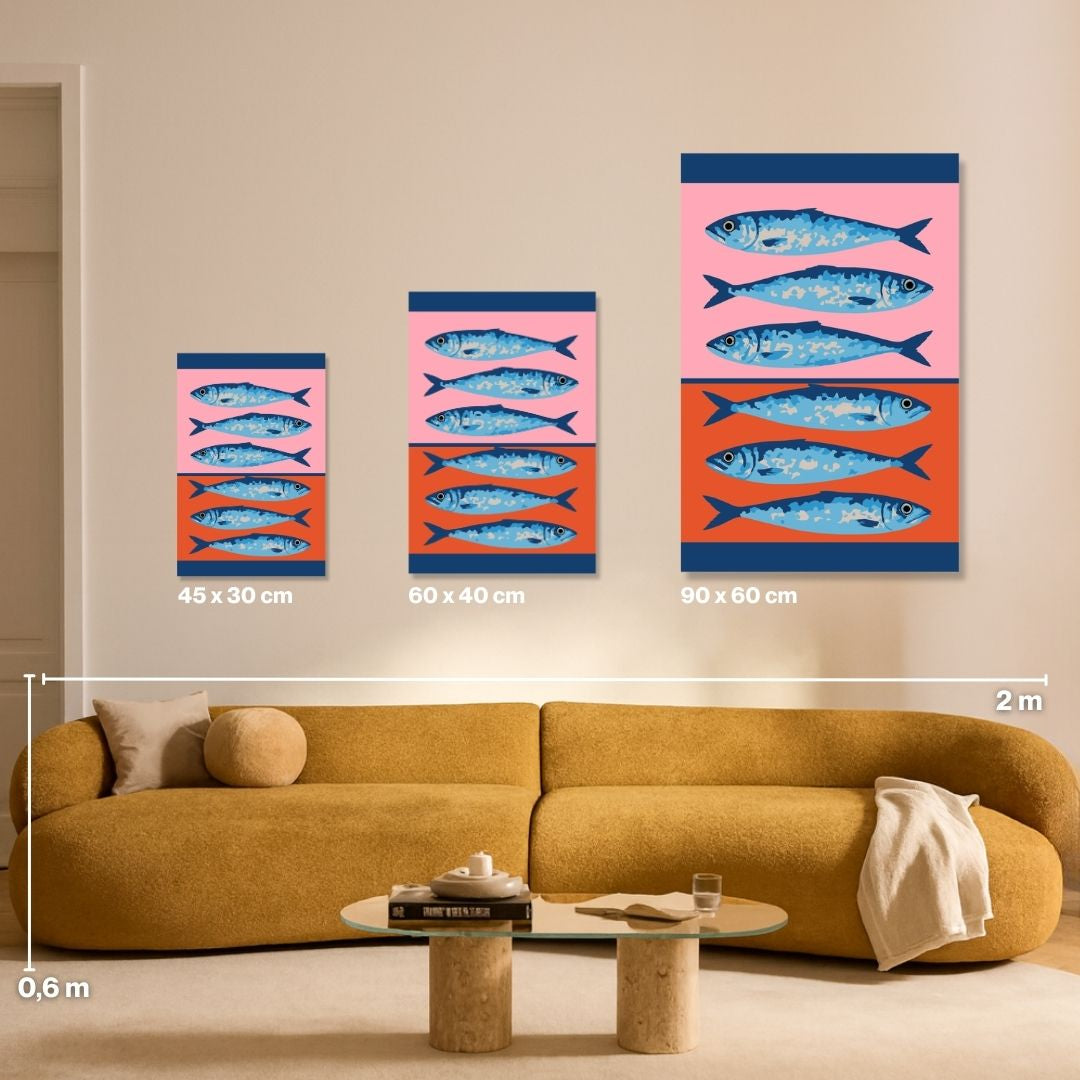 Perspektivenwechsel rosarot - Malen nach Zahlen