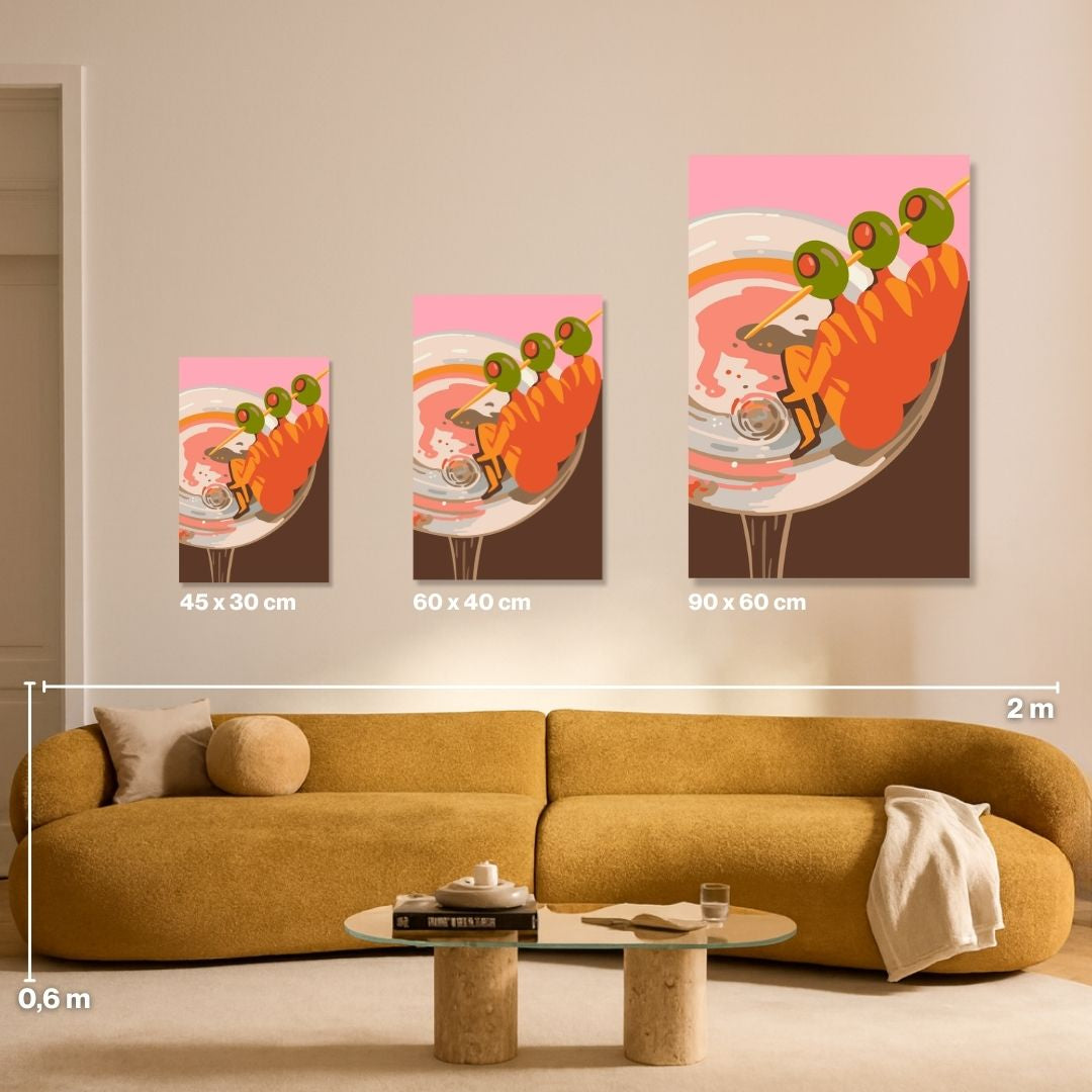 Martini Ladies - Malen nach Zahlen