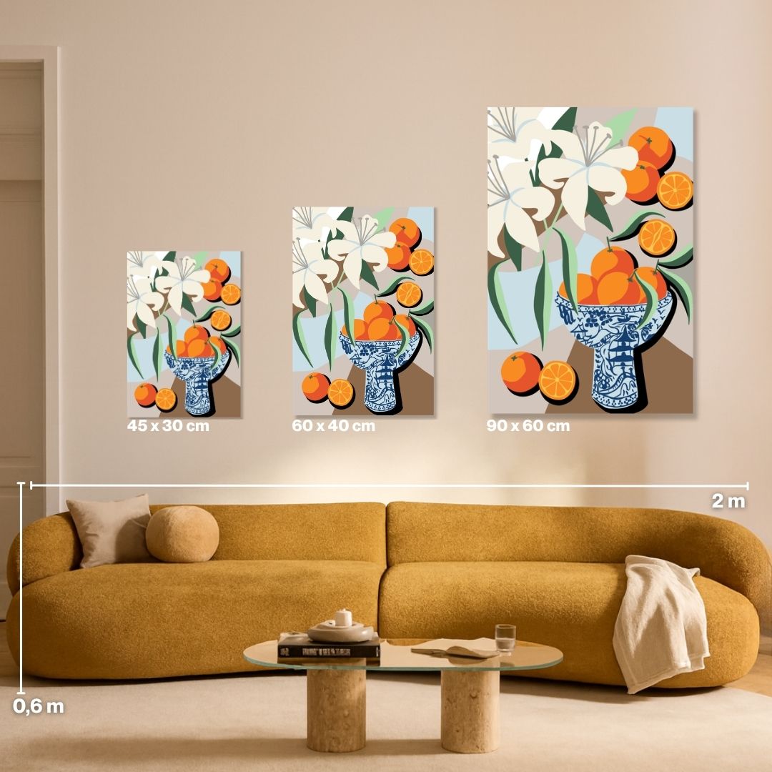 Orange Season - Painting by numbers