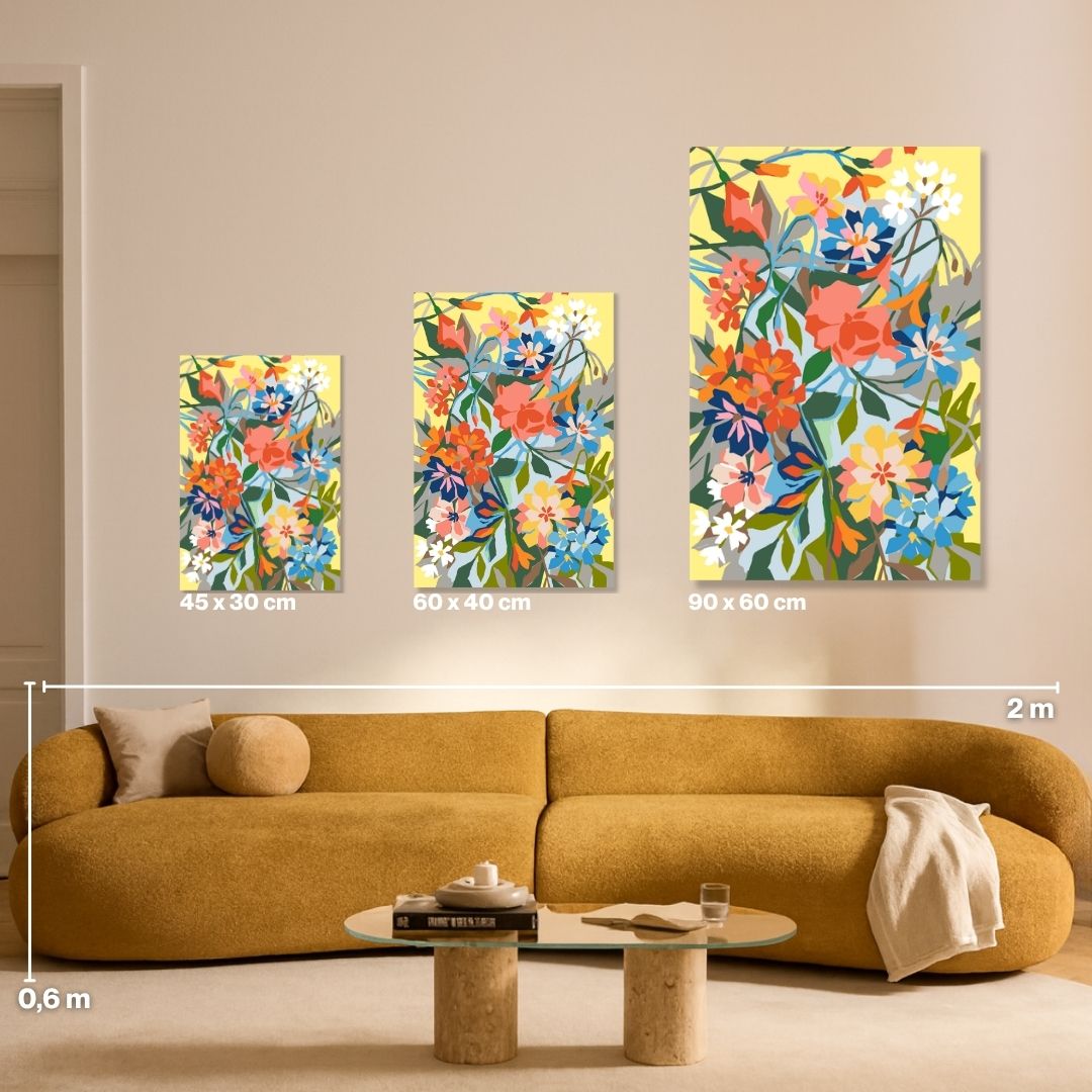 Flower dream - Painting by numbers