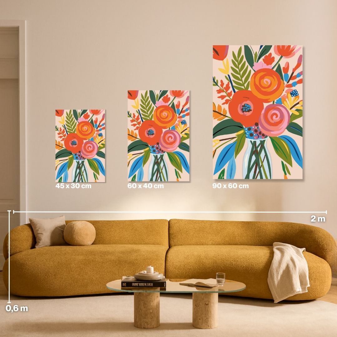 Matisse Bouquet - Painting by numbers