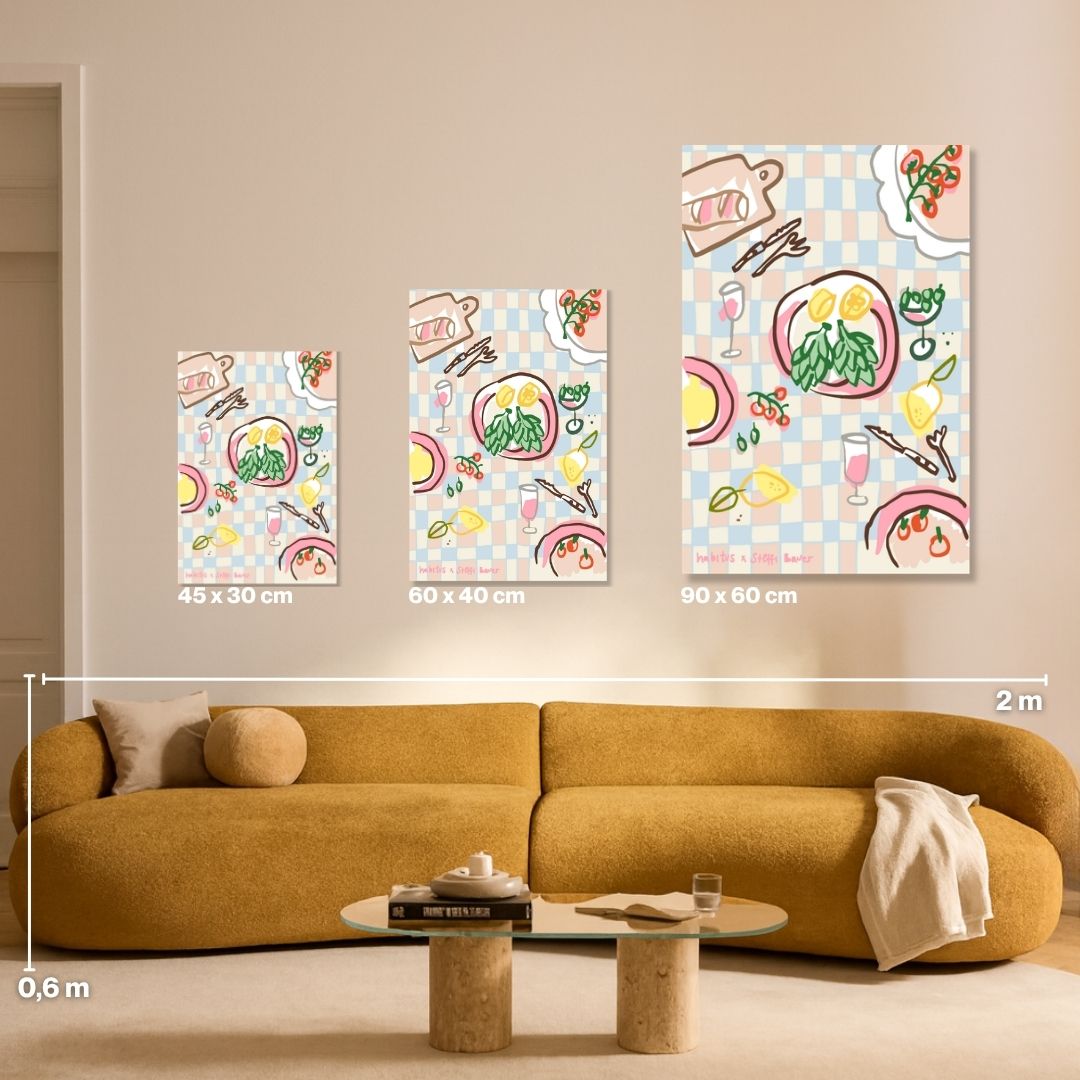 Dinner Party - Painting by numbers