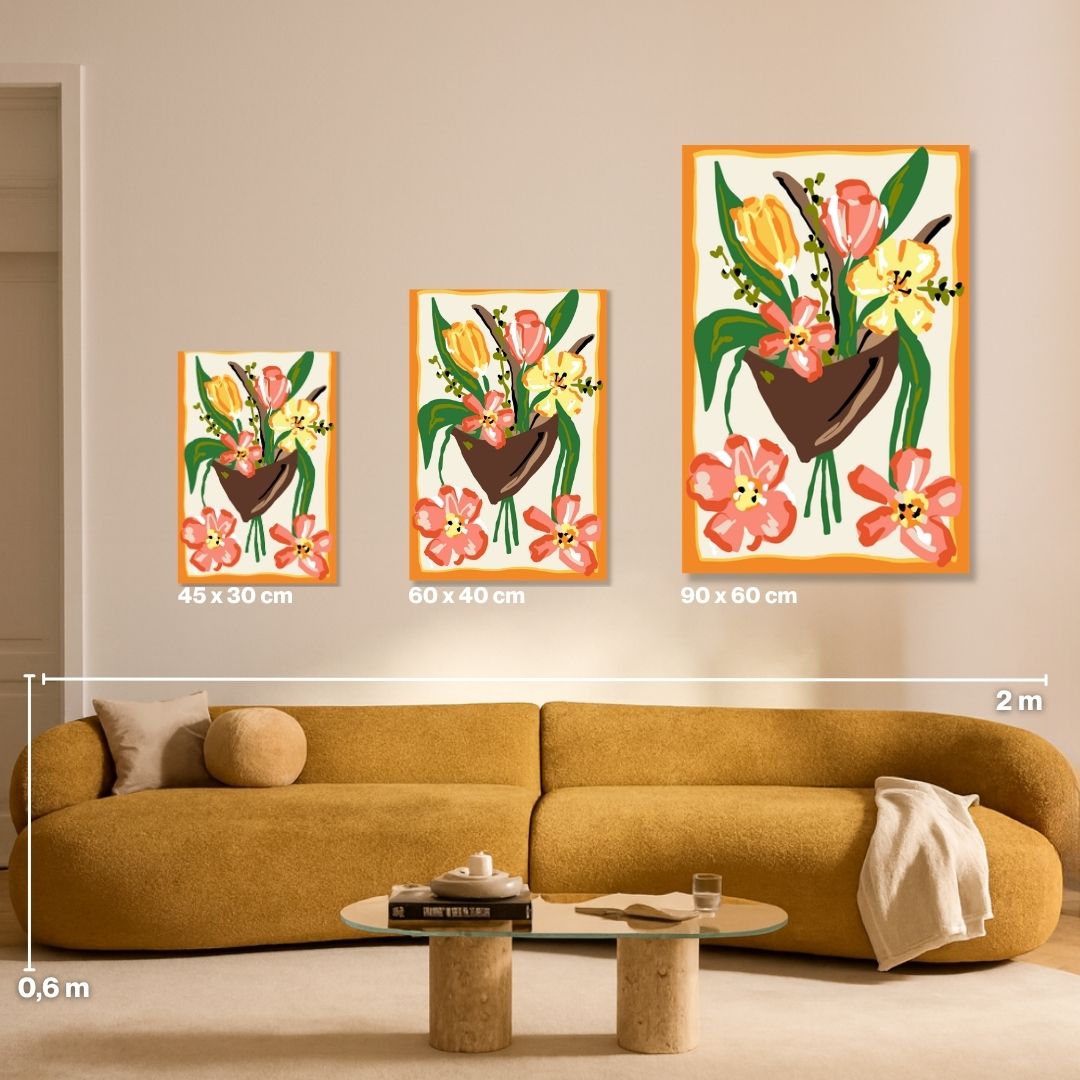 Flowers - Malen nach Zahlen