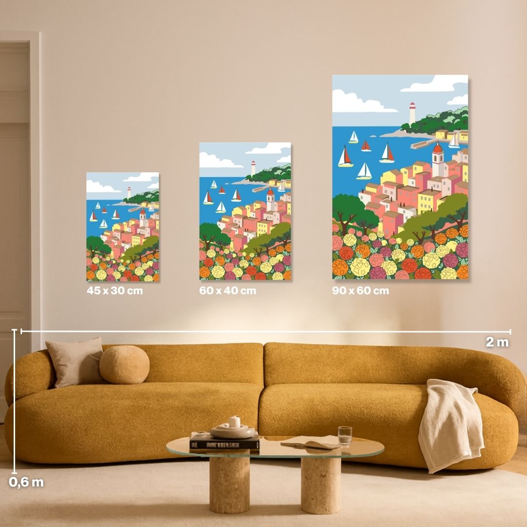 Coastal Village - Malen nach Zahlen