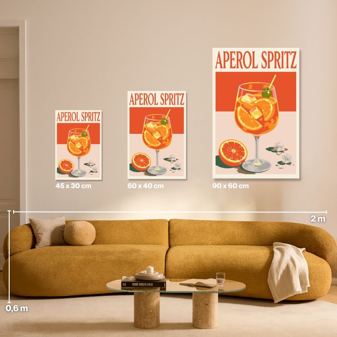 Aperol Spritz - Malen nach Zahlen