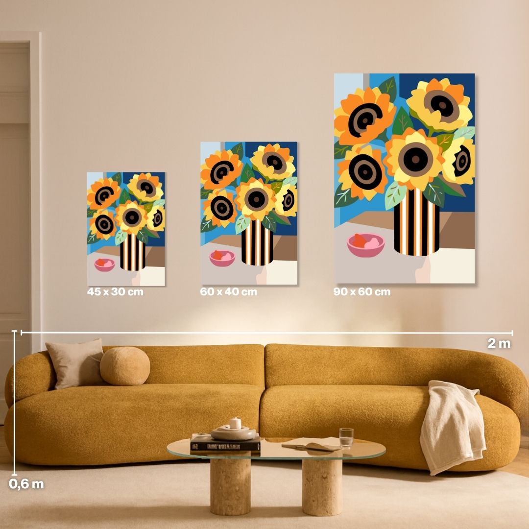 Sunflower Fever - Painting by numbers