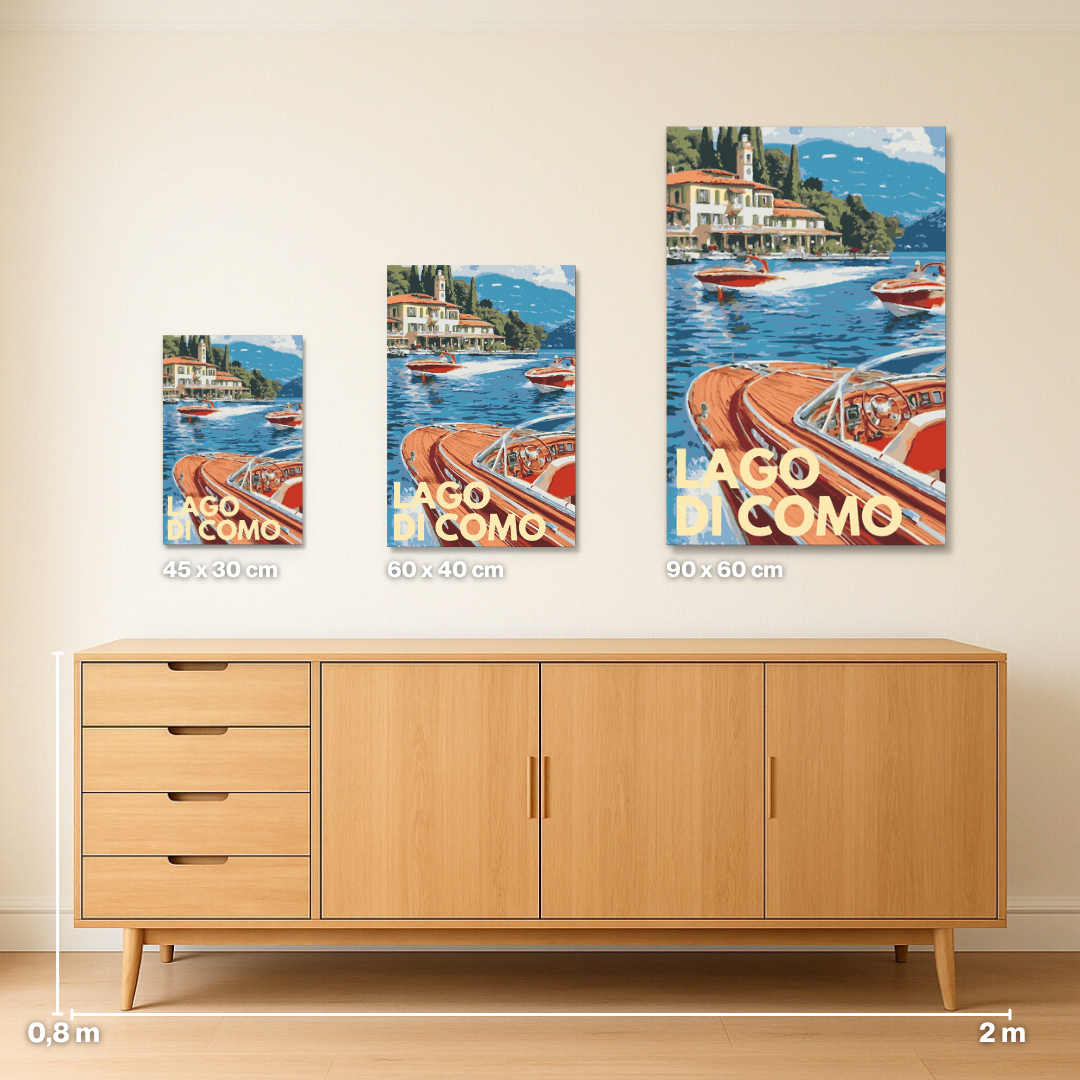 Lago Di Como - Malen nach Zahlen