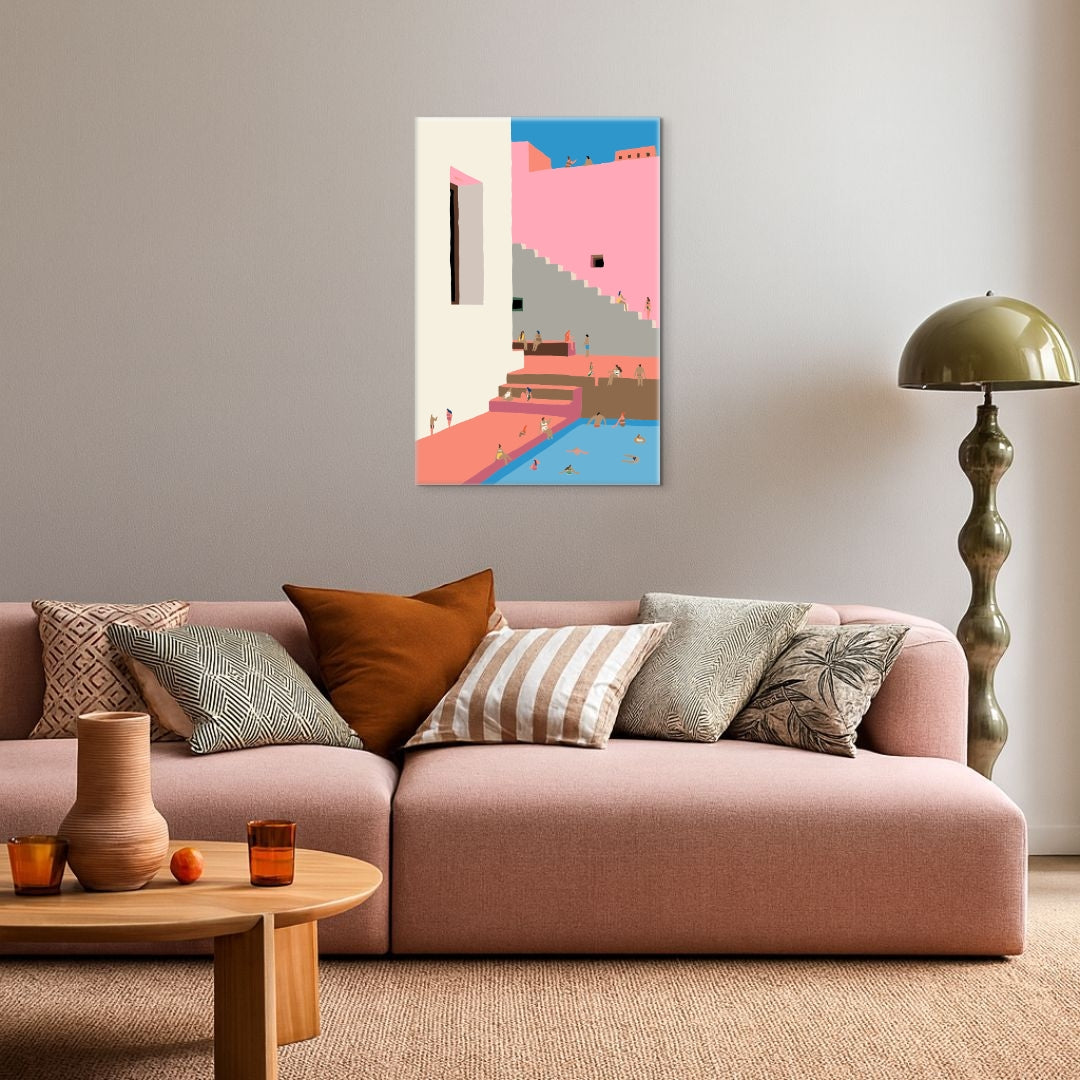 Poolside Steps - Malen nach Zahlen