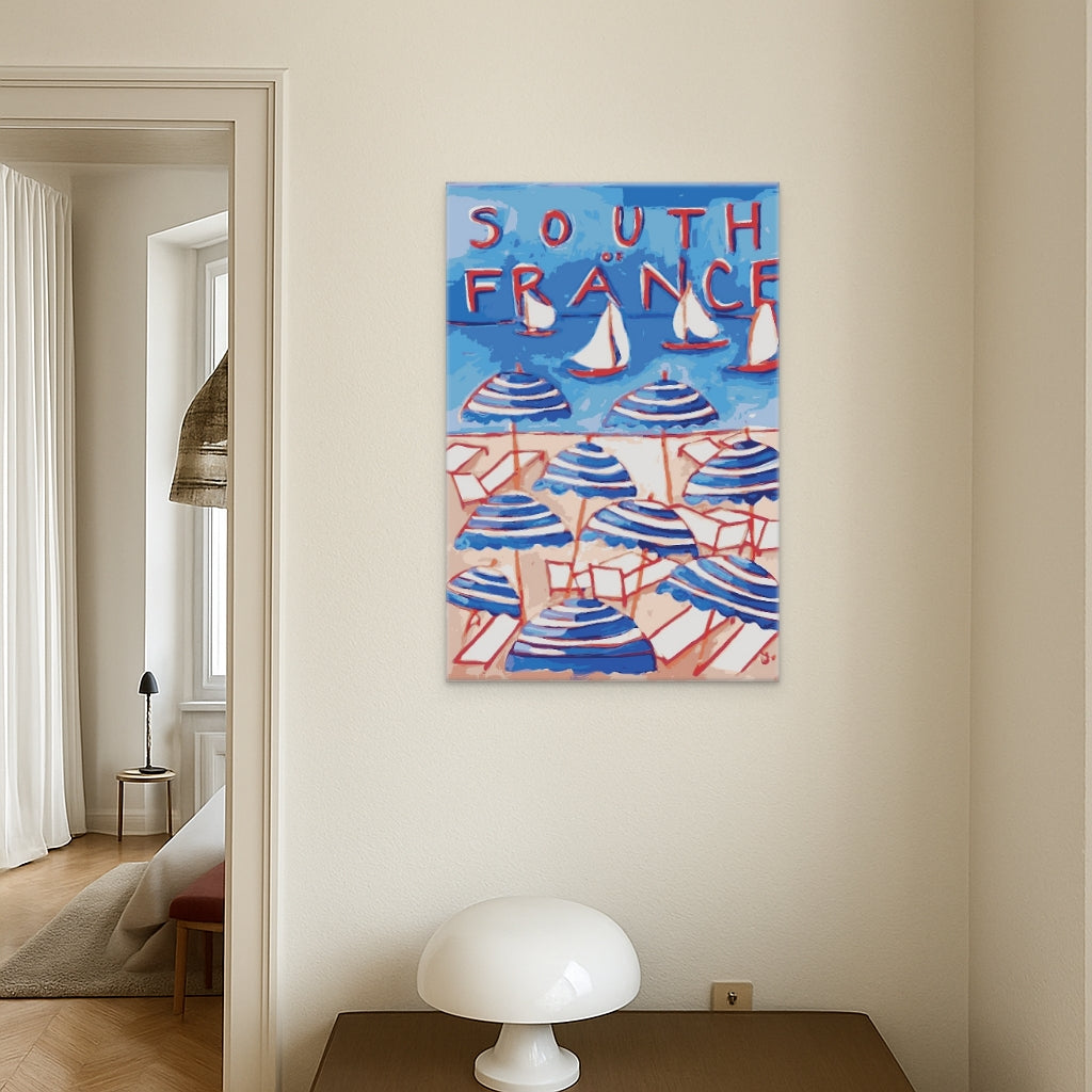 French Riviera - Malen nach Zahlen