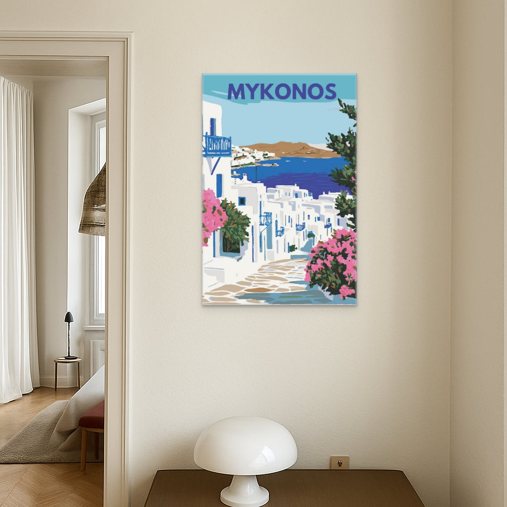 Mykonos - Malen nach Zahlen