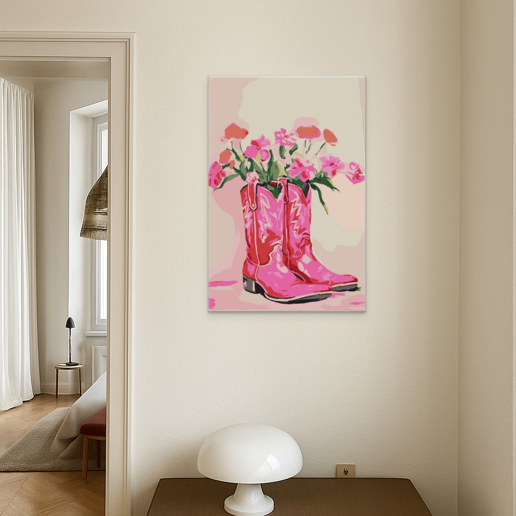 Cowgirl - Malen nach Zahlen