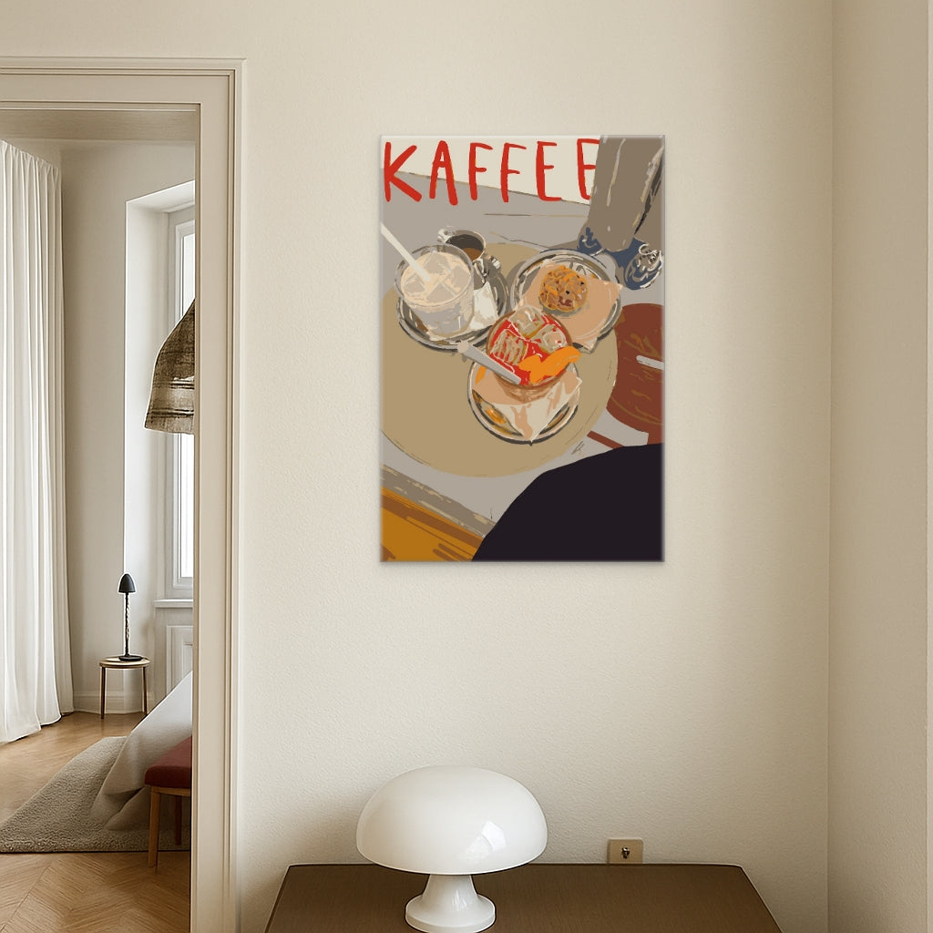 Iced Coffee- Malen nach Zahlen