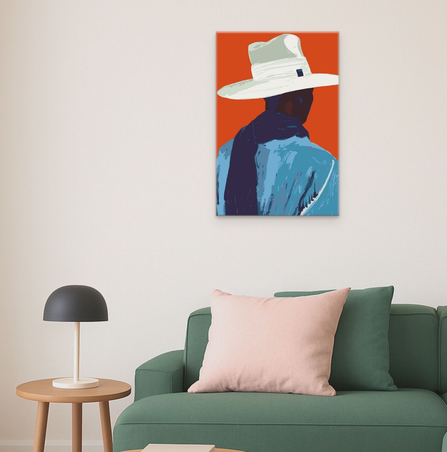 Der Fremde - Malen nach Zahlen