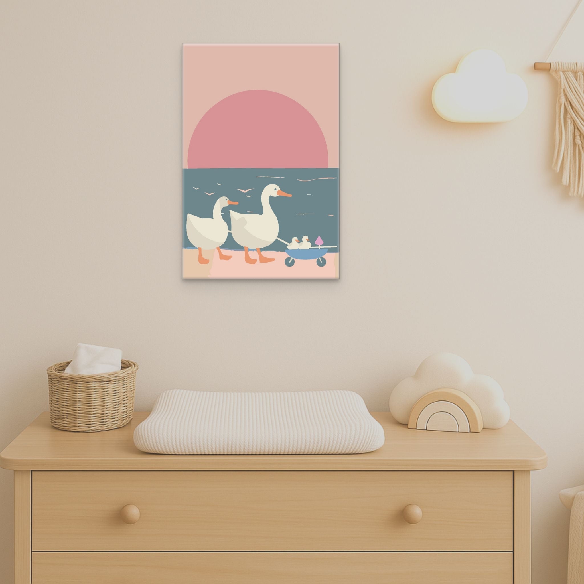 Entenfamilie - Malen nach Zahlen