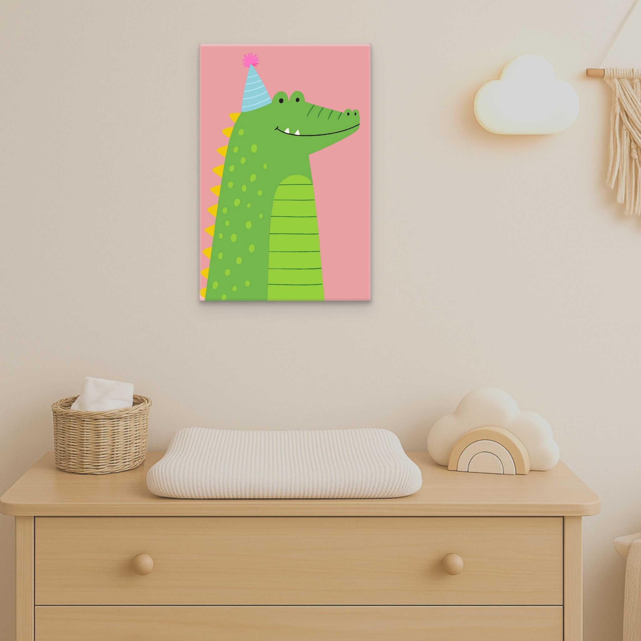 Pink Crocodile- Malen nach Zahlen