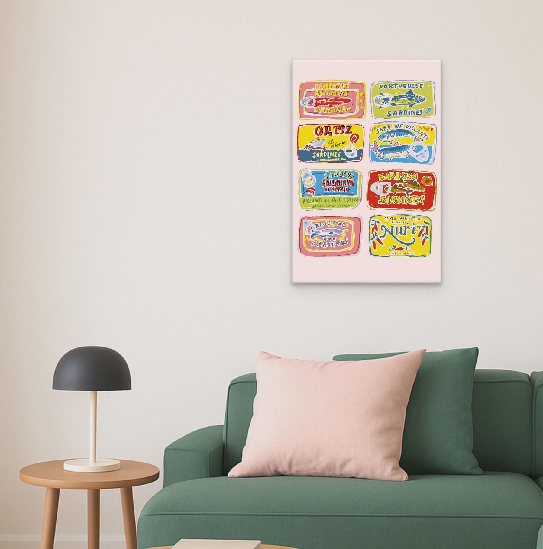 Sardines - Malen nach Zahlen