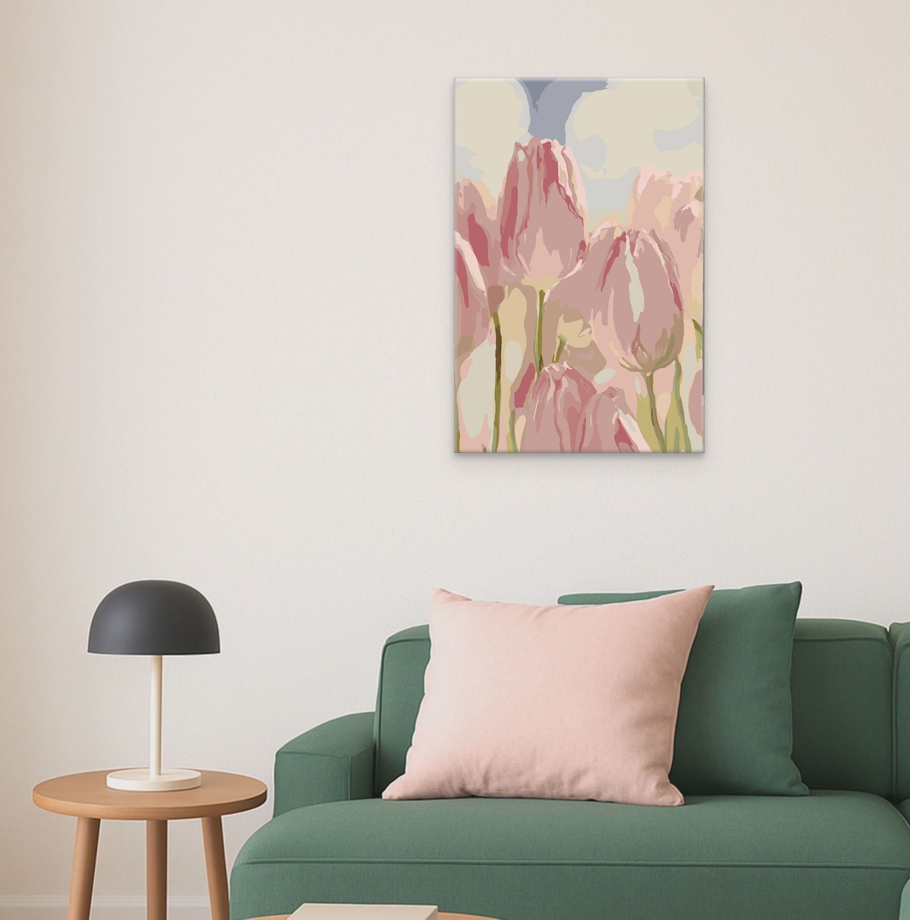 Blush Tulips - Malen nach Zahlen