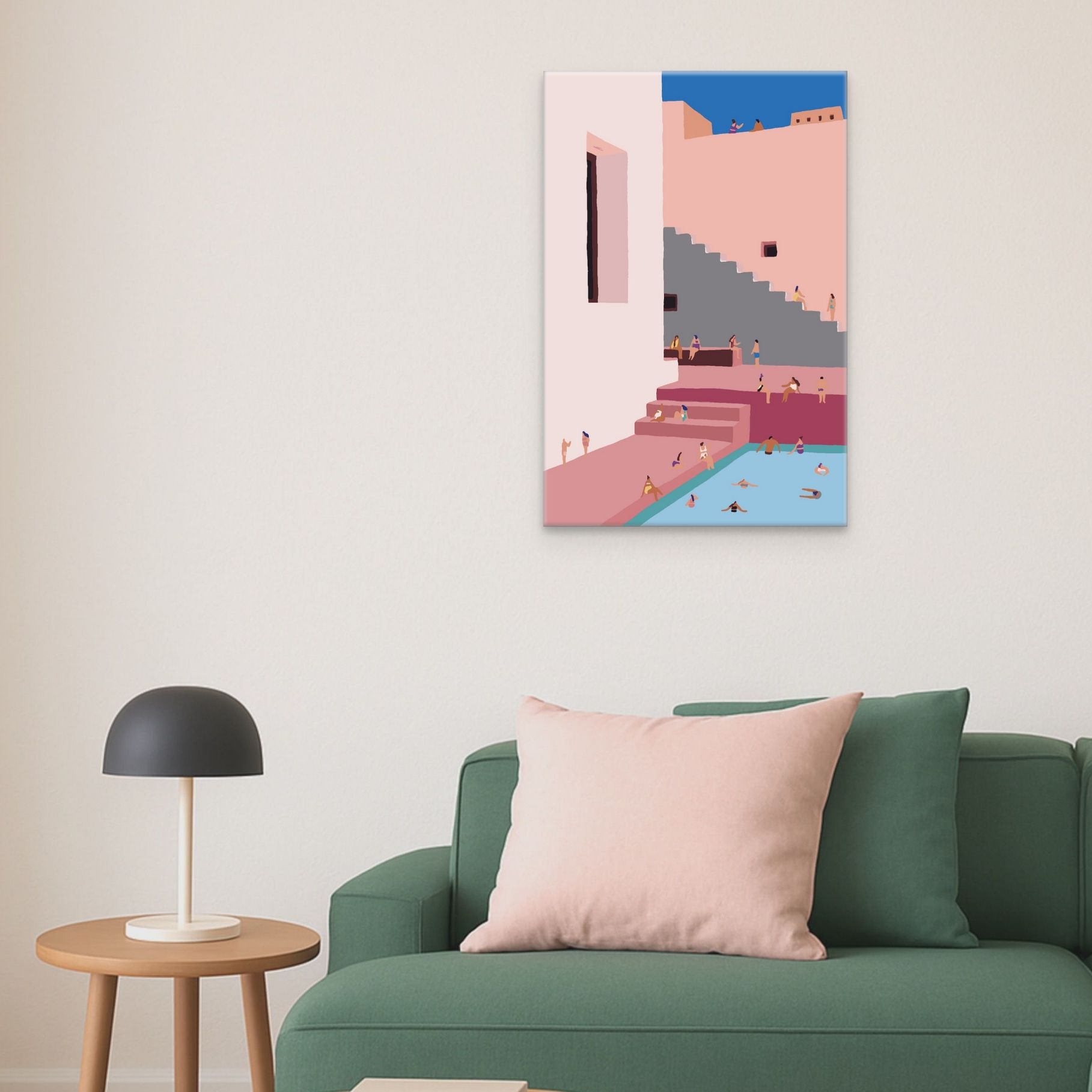 Poolside Steps - Malen nach Zahlen