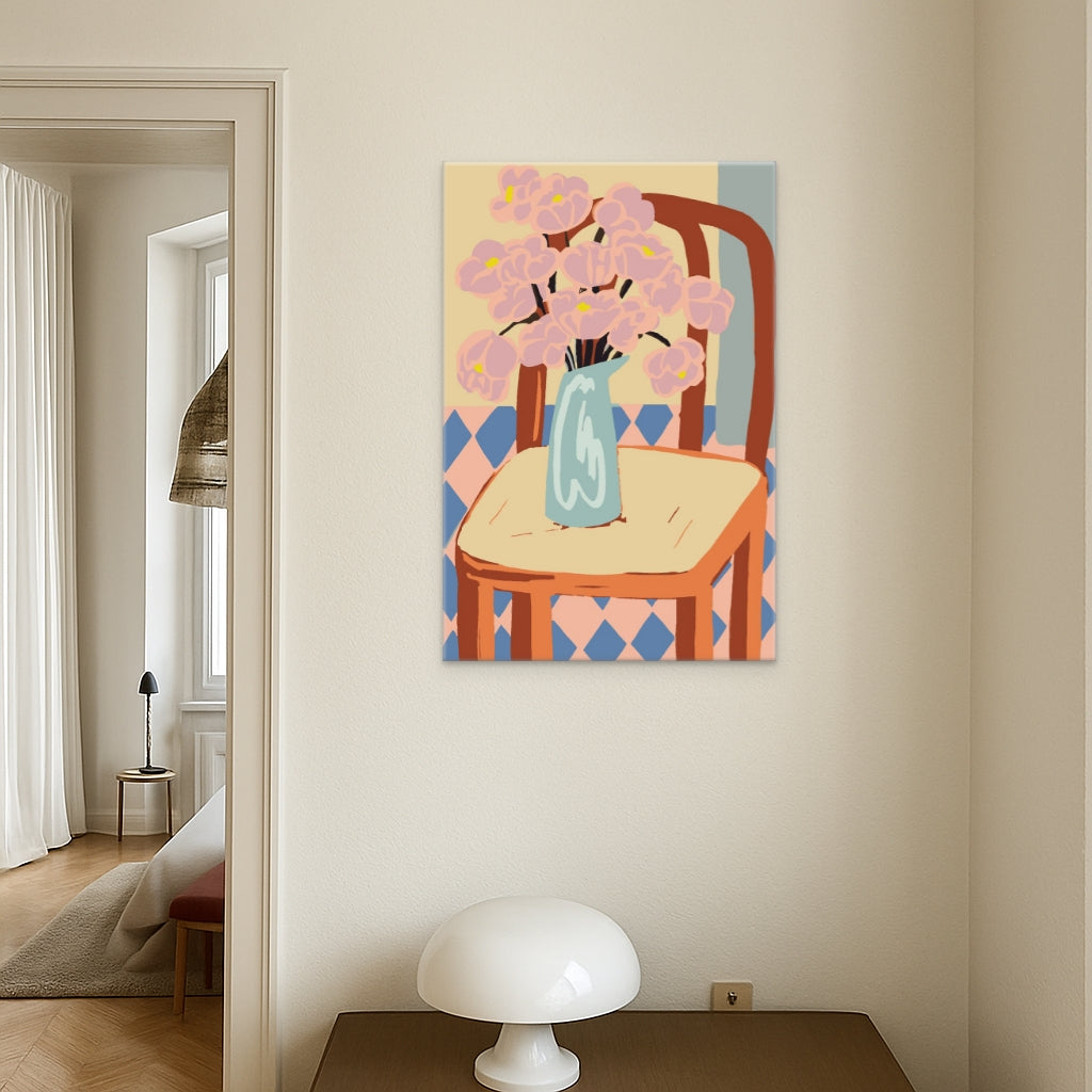 Blooming Chair - Malen nach Zahlen