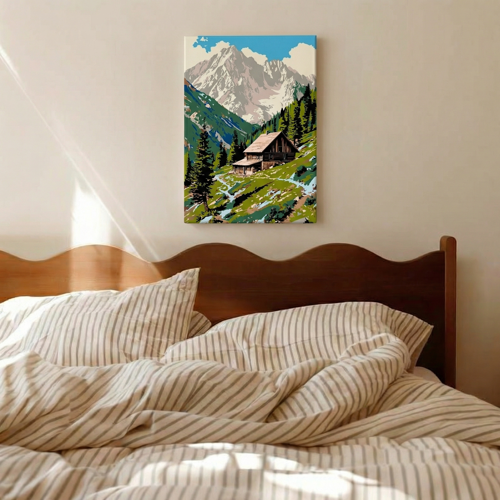 Alpenruhe - Malen nach Zahlen