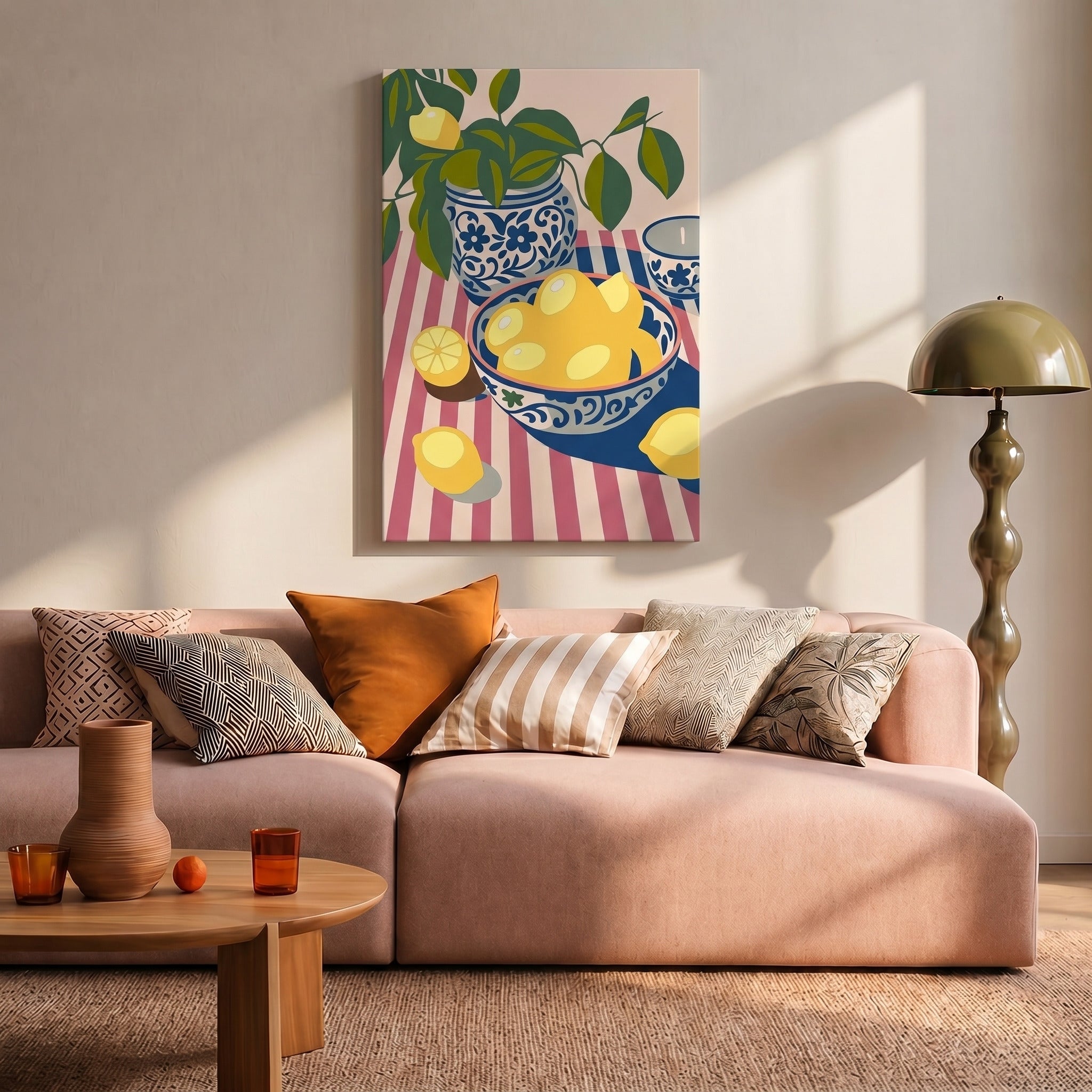 Striped Citrus Delight berry - Malen nach Zahlen