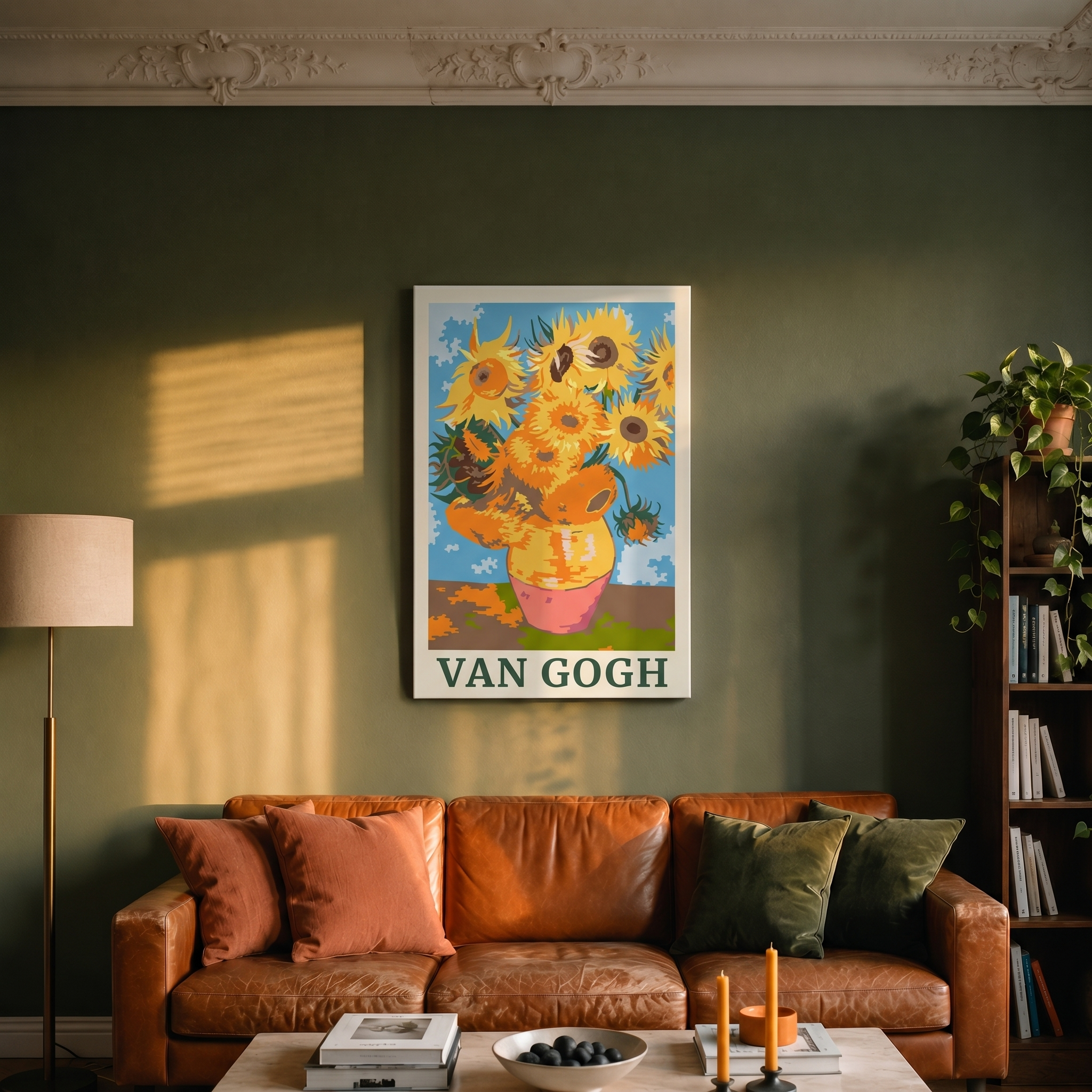 Sonnenblumen Van Gogh - Malen nach Zahlen