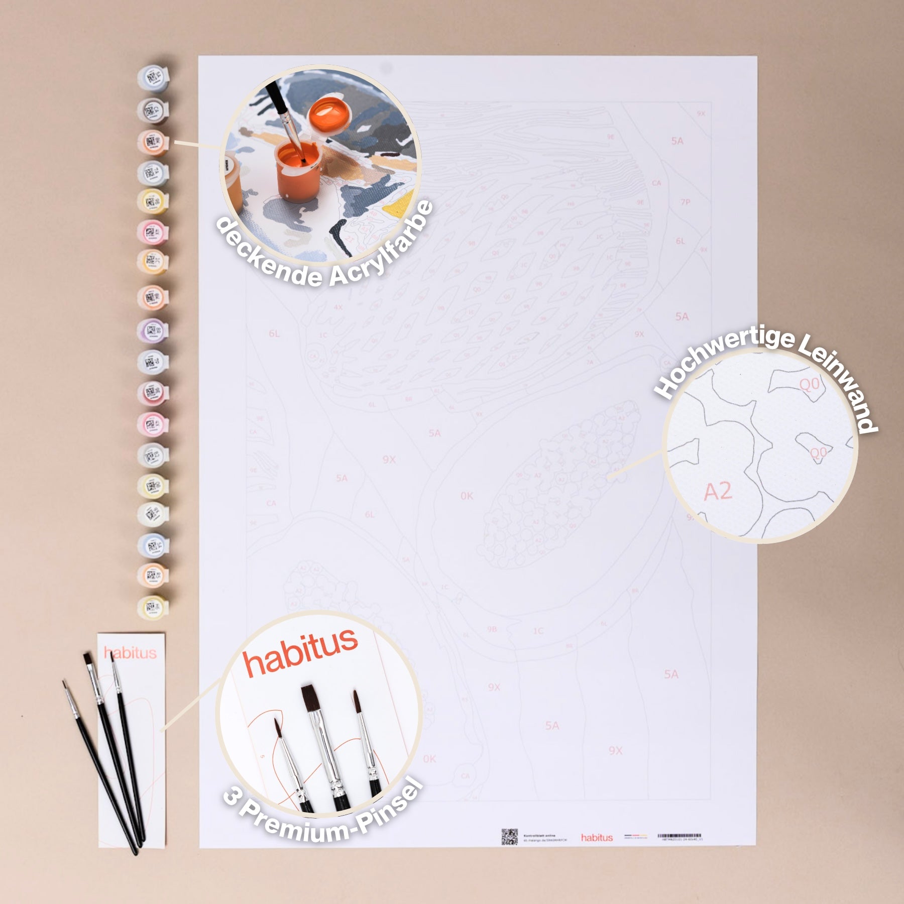 Abstract Woman - Malen nach Zahlen