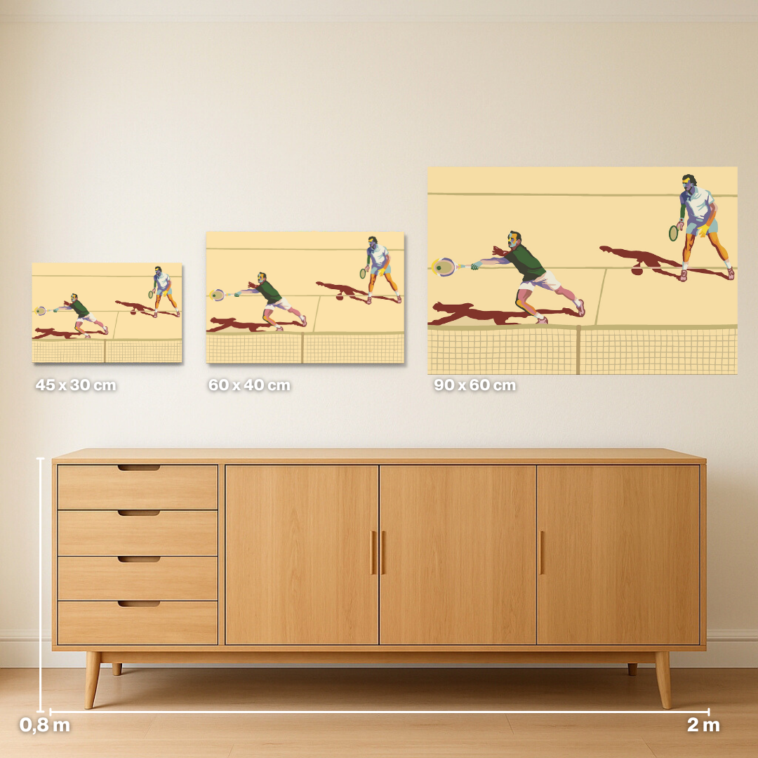 Malen nach Zahlen Habitus - Let's Play Some Tennis Butter Yellow