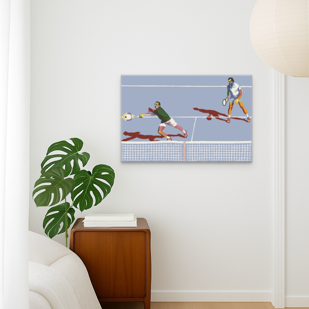 Let's play some tennis blue - Malen nach Zahlen