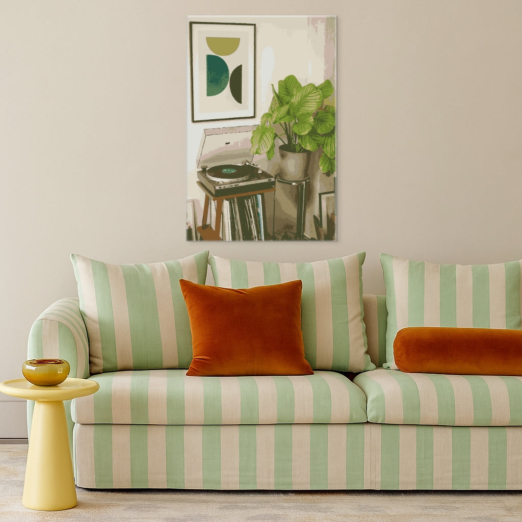 Vinyl Vibes - Malen nach Zahlen