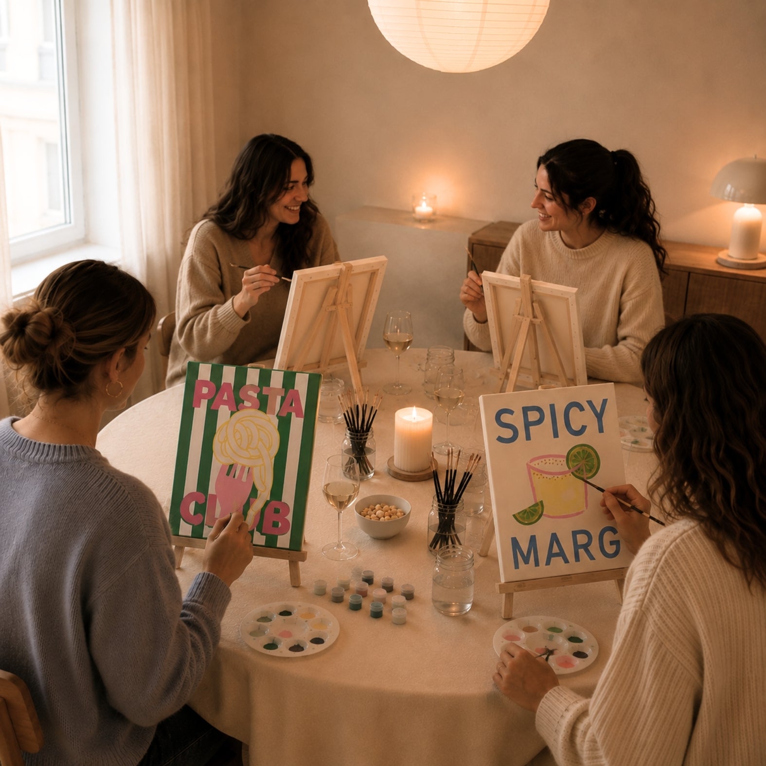 Dinner Party - Ausmalbox