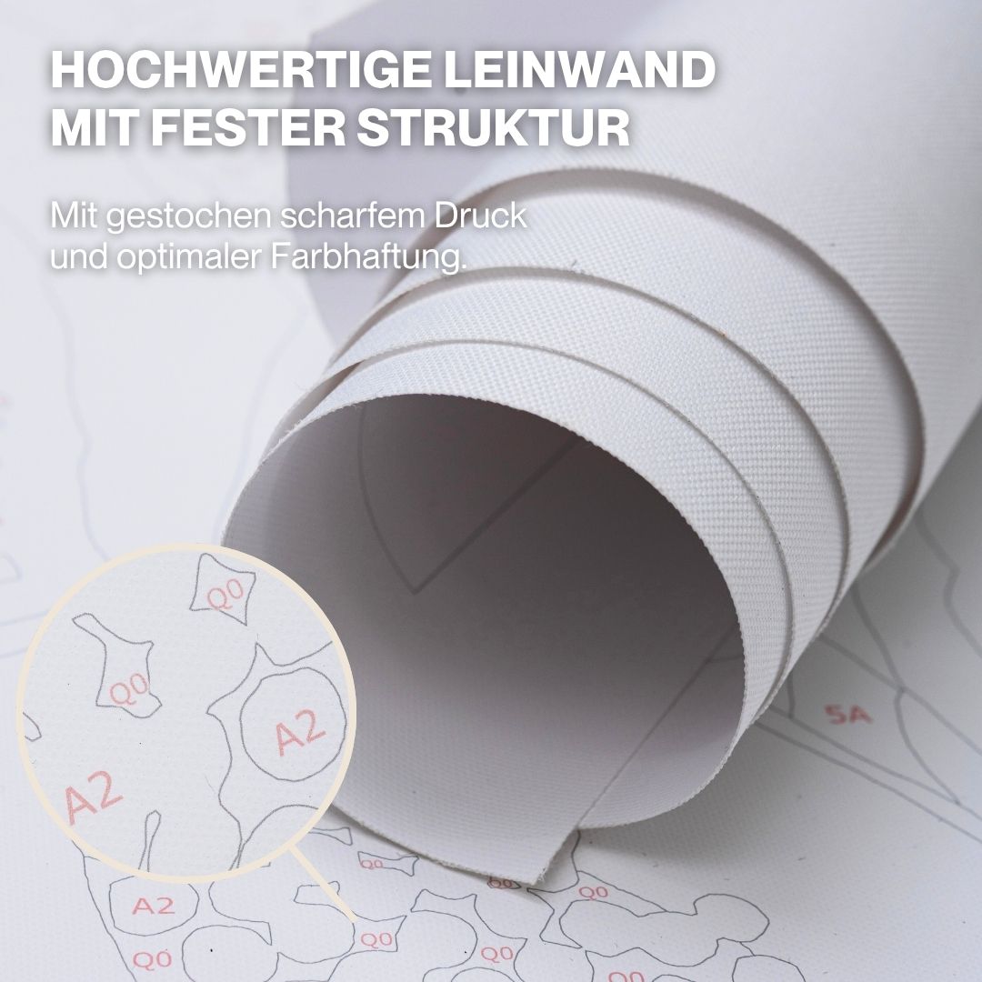 Gebirgsbach - Malen nach Zahlen