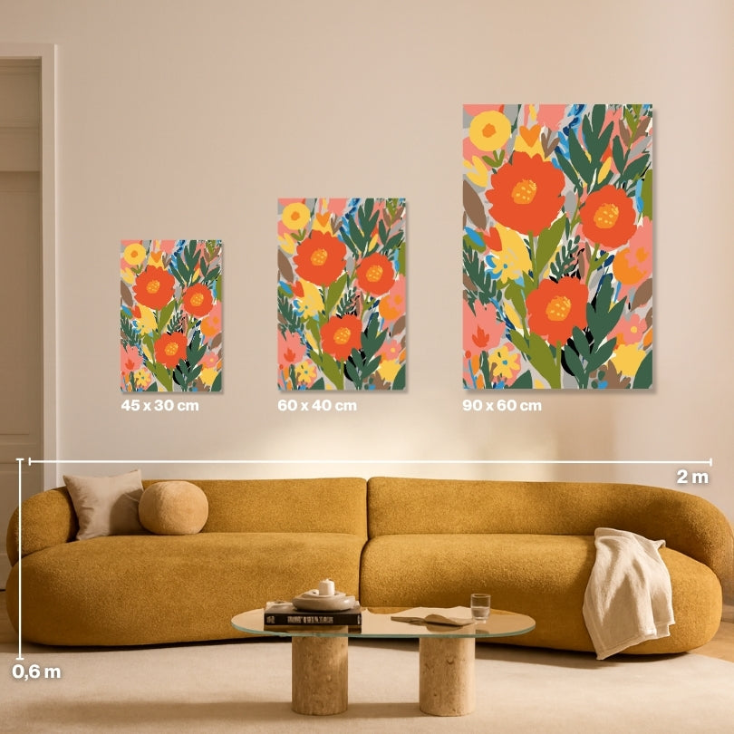 Wild Bloom - Malen nach Zahlen