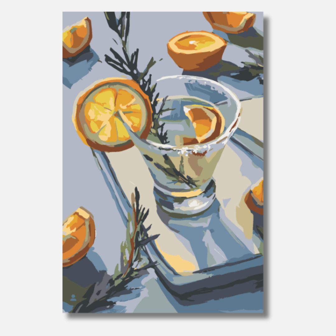 Tonic & Rosemary - Malen nach Zahlen