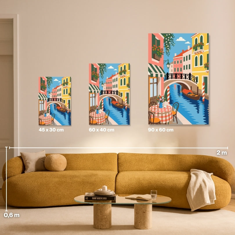 Afternoon in Venice - Malen nach Zahlen