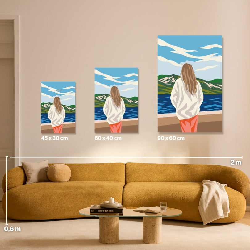 Looking out - Malen nach Zahlen