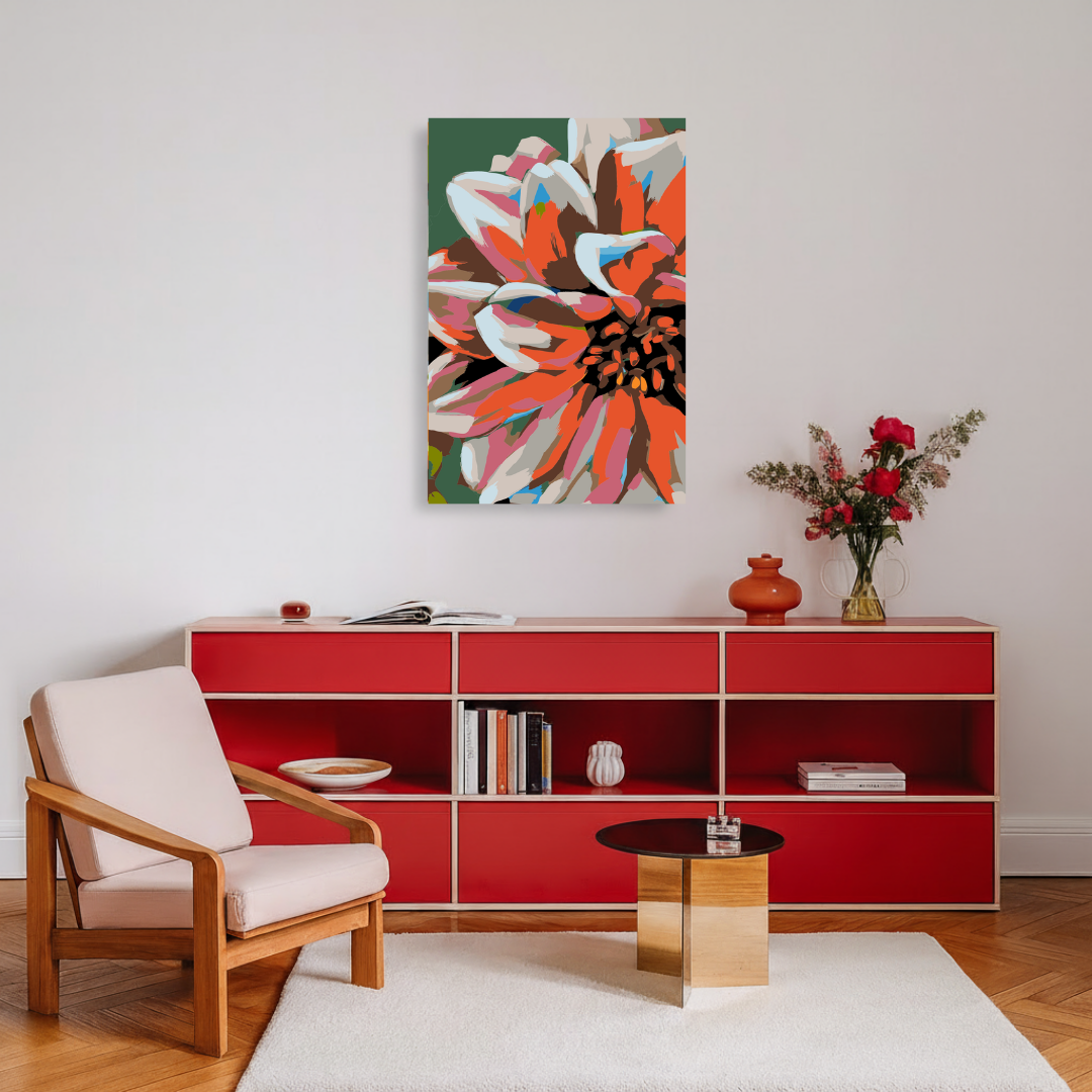 Big Flower - Malen nach Zahlen