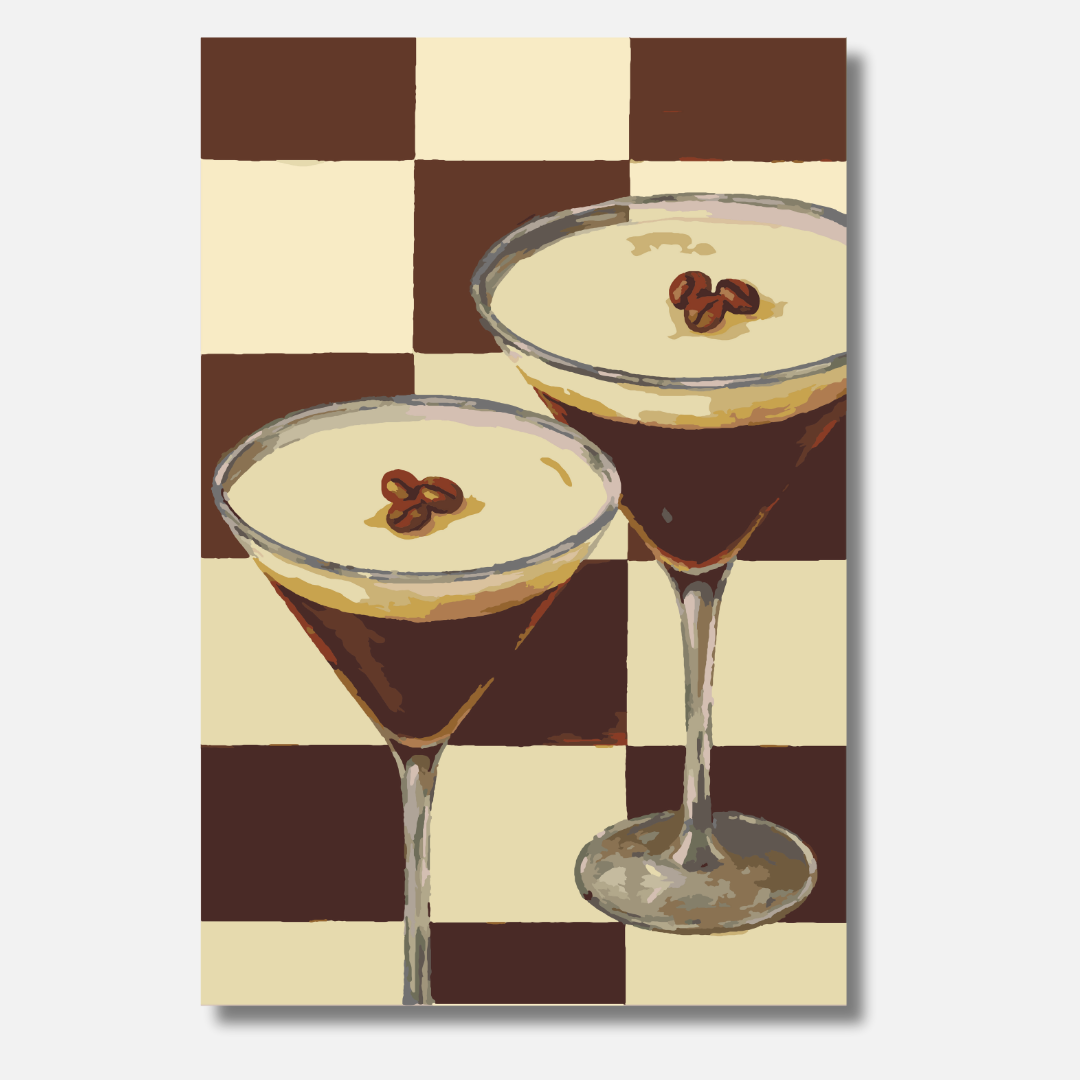 Espresso Martini - Malen nach Zahlen