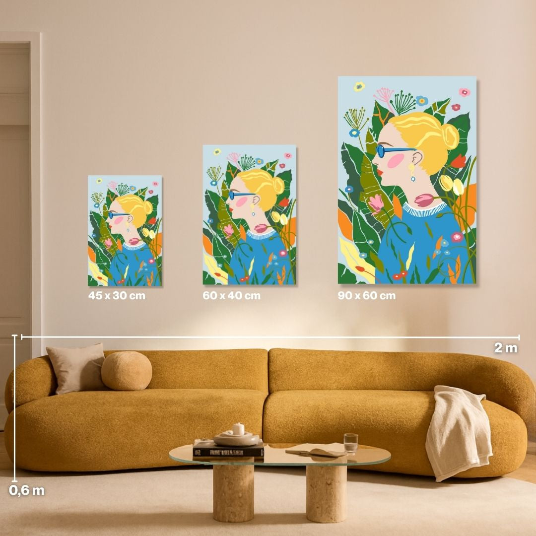 Blumen überall - Malen nach Zahlen