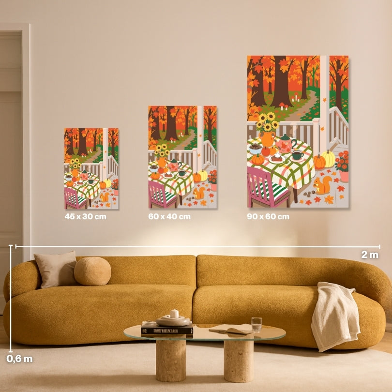 Cozy Autumn Morning - Malen nach Zahlen