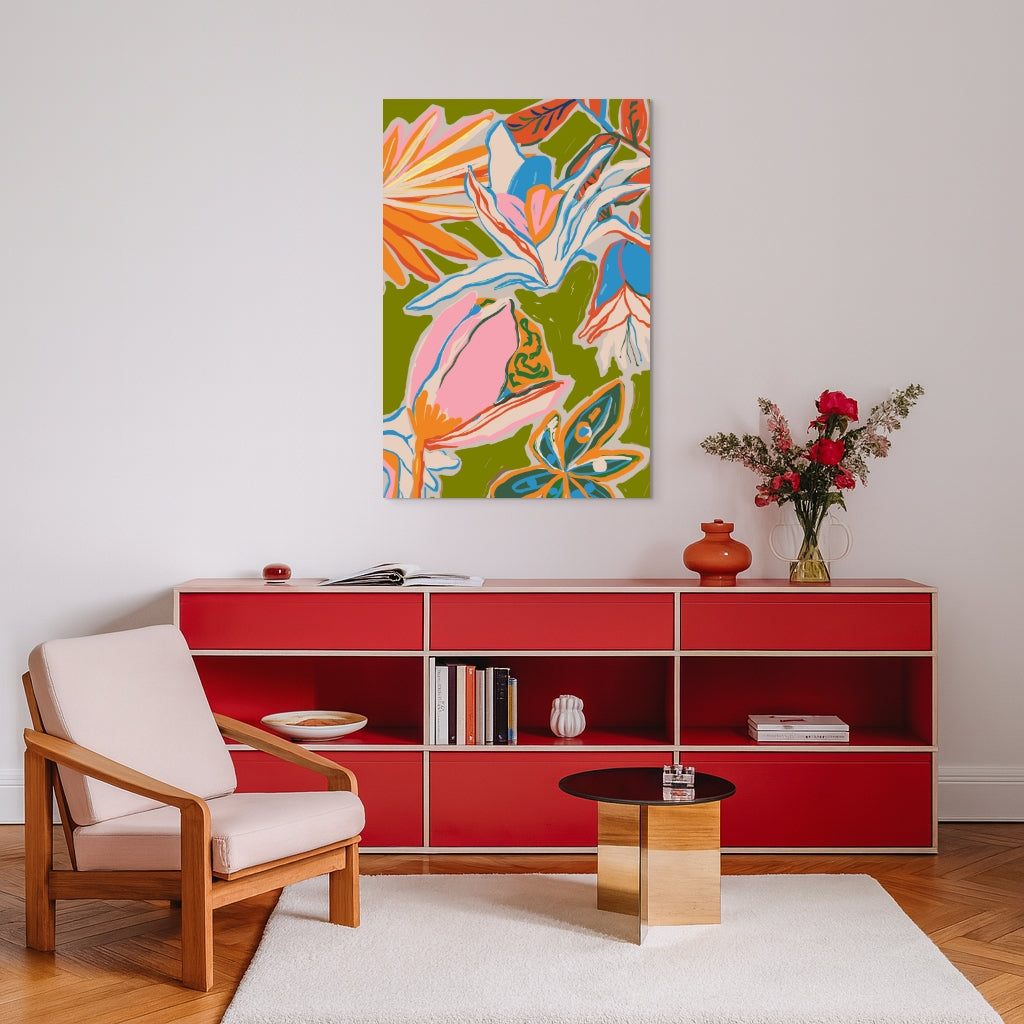 Flower Jungle - Malen nach Zahlen