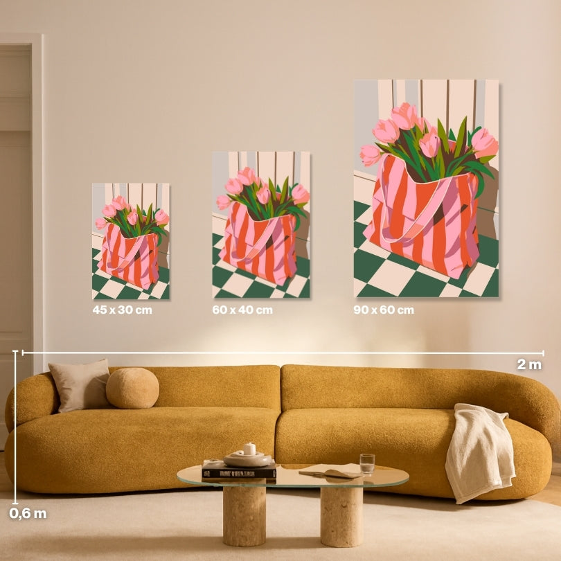 Market Tulips - Malen nach Zahlen