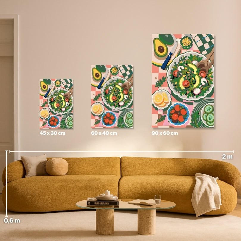 Green Delight - Malen nach Zahlen