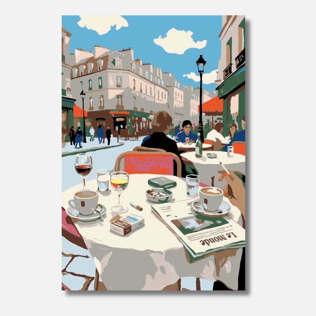 How to be Parisian - Malen nach Zahlen