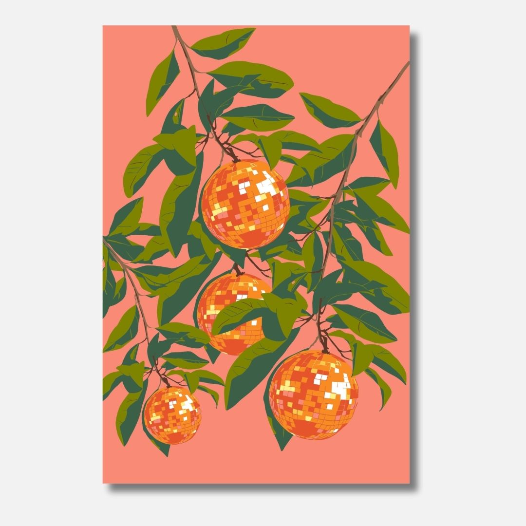 Disco Citrus Party - Malen nach Zahlen