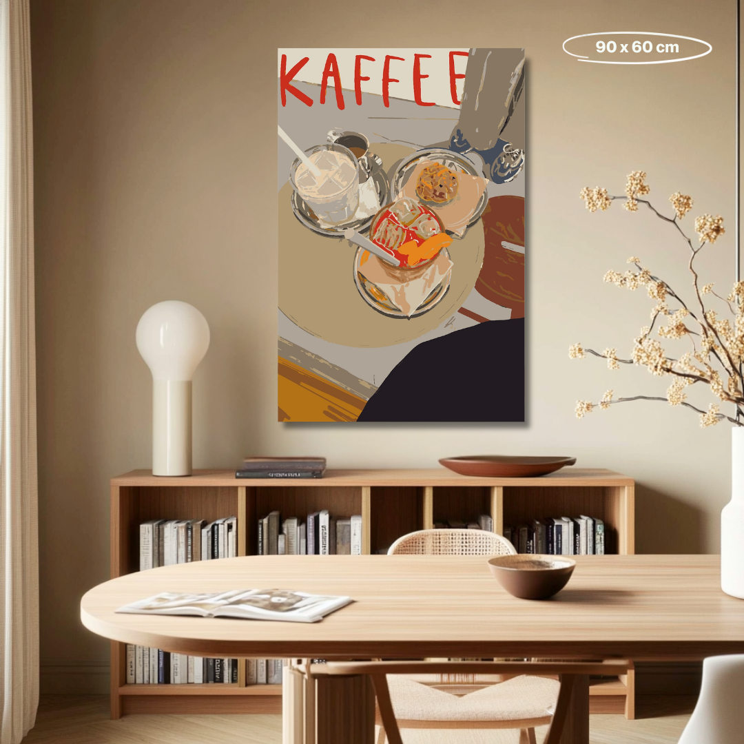 Iced Coffee- Malen nach Zahlen