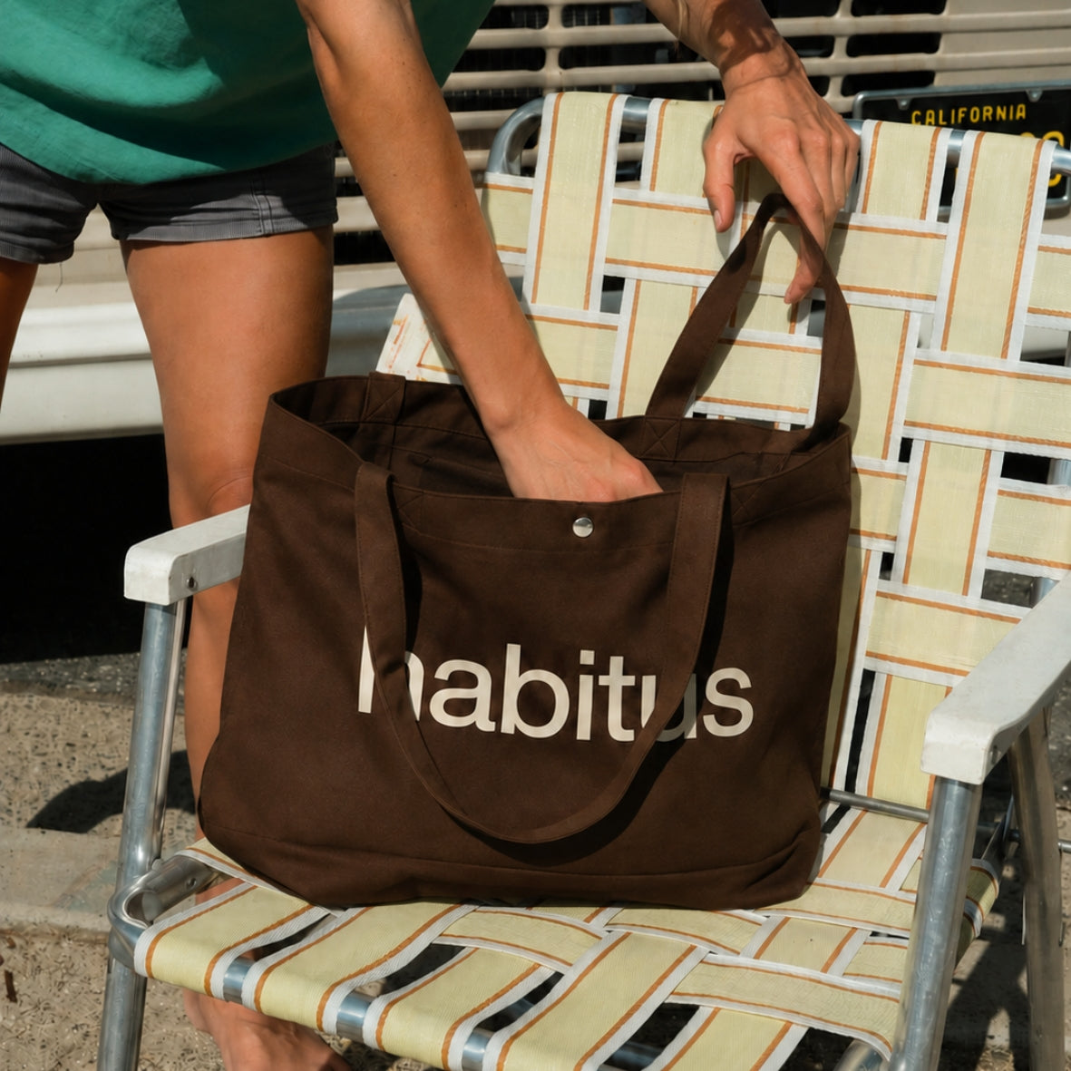 Geschenk: habitus Tote Bag - dunkelbraun
