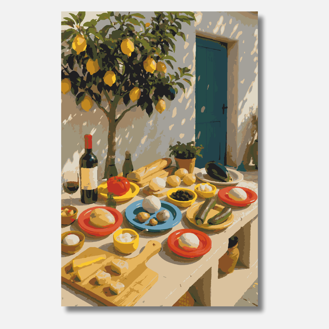 Summer Lunch - Malen nach Zahlen